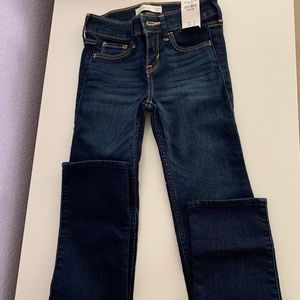 Abercrombie Dark Wash Skinny Jeans Girls 10 Medium
